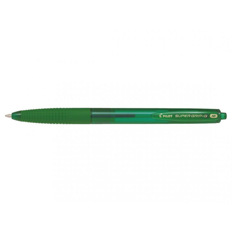 BOLIGRAFO PILOT SUPER G ECO CLIP VERDE C/12U