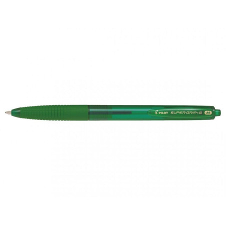 BOLIGRAFO PILOT SUPER G ECO CLIP VERDE C/12U