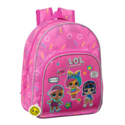 MOCHILA INFANTIL ADAPT.CARRO LOL SURPRISE! "ART CLUB" 612120609 34*28 SAFTA22