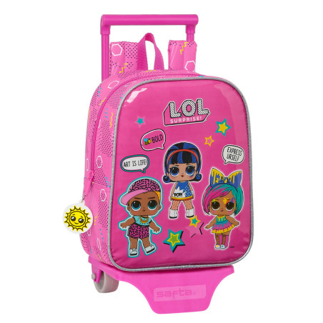 MOCHILA 232+CARRO 805 LOL SURPRISE! "ART CLUB" 612120280 28*22 SAFTA22