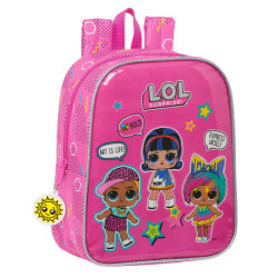 MOCHILA GUARDERIA ADAPT.CARRO LOL SURPRISE! "ART CLUB" 612120232 27*22 SAFTA22