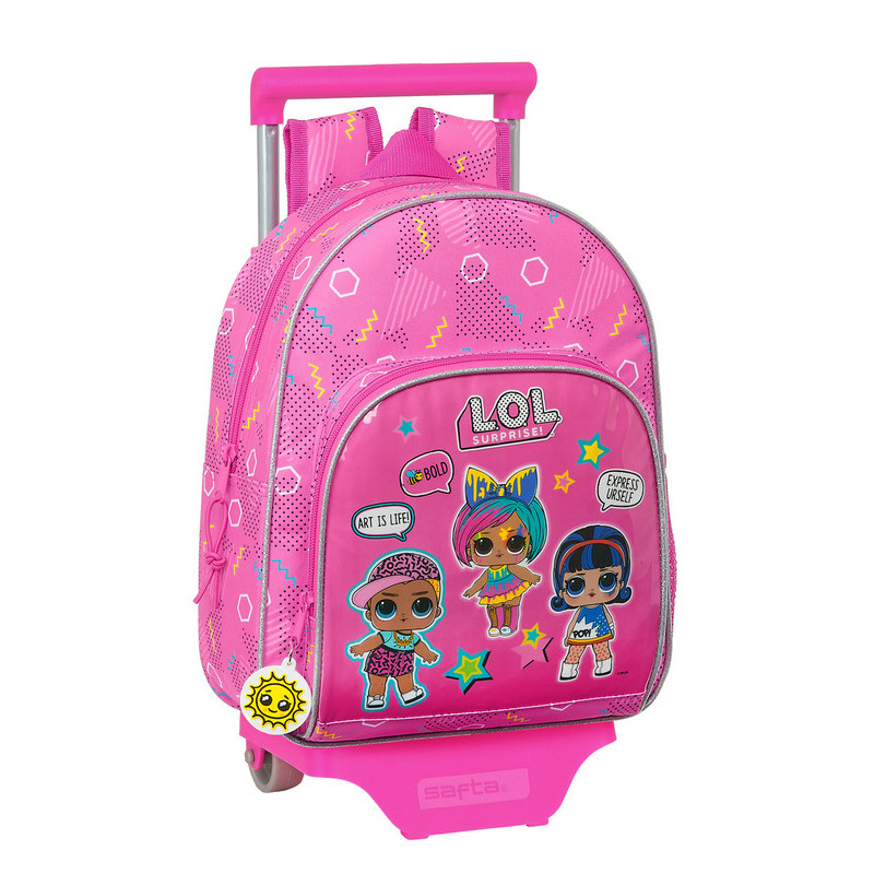 MOCHILA 609+CARRO 705 LOL SURPRISE! "ART CLUB" 612120020 34*28 SAFTA22