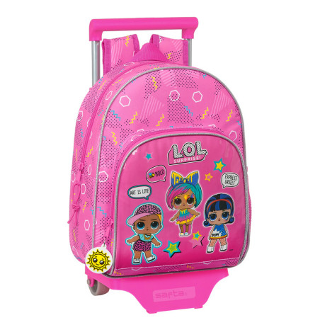 MOCHILA 609+CARRO 705 LOL SURPRISE! "ART CLUB" 612120020 34*28 SAFTA22