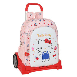 MOCHILA 180+CARRO EVOLUTION HELLO KITTY "HAPPINESS GIRL" 612116860 42*33 SAFTA22