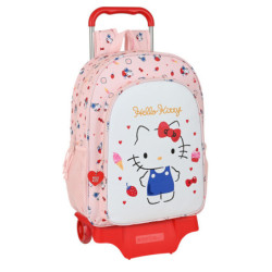 MOCHILA 180+CARRO 905 HELLO KITTY "HAPPINESS GIRL" 612116160 42*33 SAFTA22