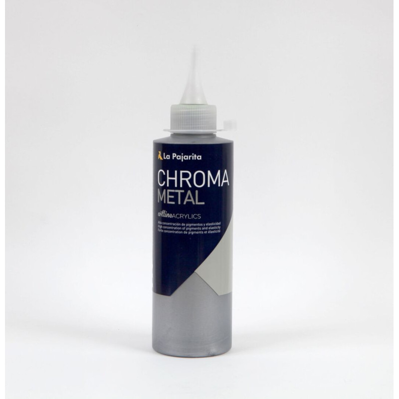CHROMA COLOR METAL CCM-02 PLATA LA PAJARITA 129147 200 ML PTE 3U