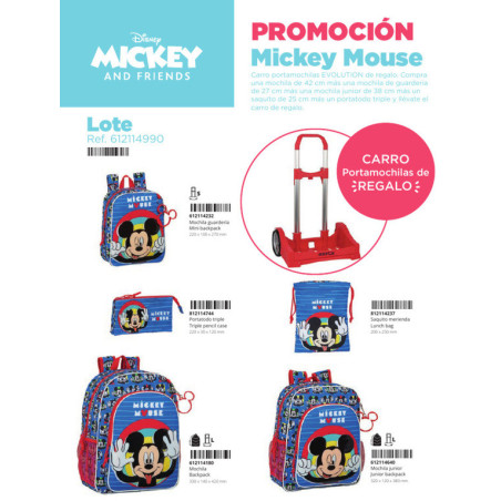 LOTE MICKEY MOUSE "ME TIME" 1 SAFTA22 VAC 612114990