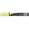 MARCADOR UNI-BALL CHALK TIZA LIQUIDA REDONDO PWE-5M AMARILLO FLUOR UNIDAD