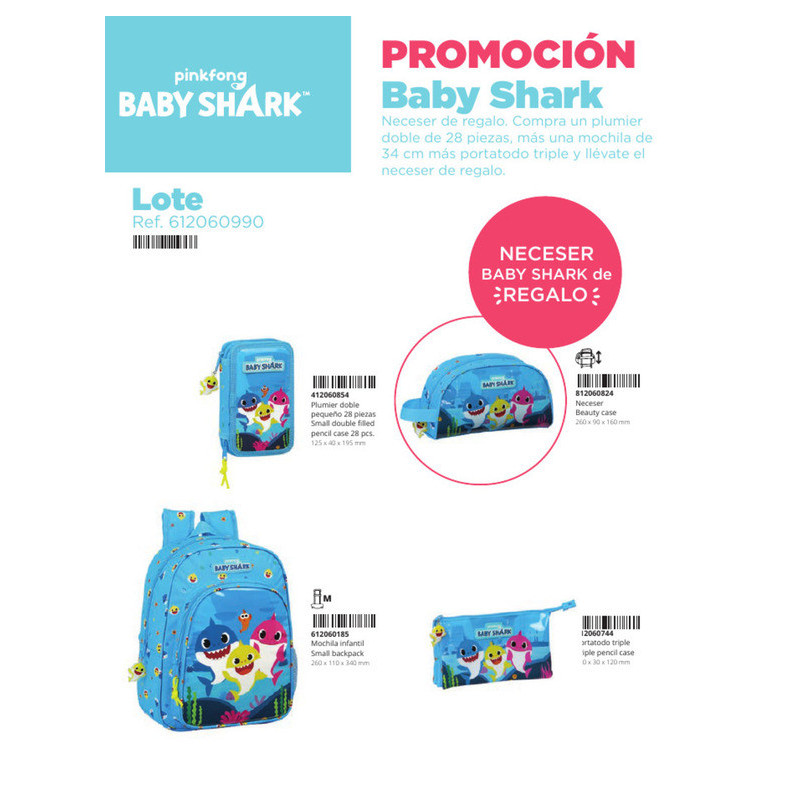LOTE BABY SHARK SAFTA22 VAC 612060990