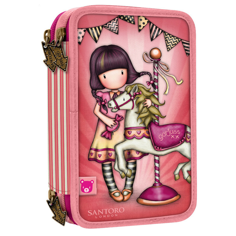 PLUMIER TRIPLE 45 PCS GORJUSS™ FAIRGROUND "CAROUSEL" SAFTA23 ENERO 607GJ21