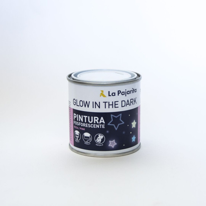 PINTURA FOSFORESCENTE ROSA LA PAJARITA 152343 250 ML UNIDAD