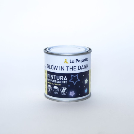 PINTURA FOSFORESCENTE AMARILLO LA PAJARITA 152643 250 ML UNIDAD