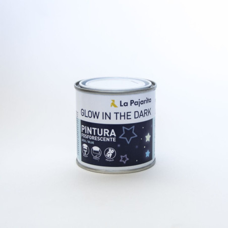 PINTURA FOSFORESCENTE AZUL LA PAJARITA 152743 250 ML UNIDAD