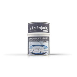 KIT RESINA EPOXI ALTA TRANSPARENCIA 700 GR (A+B) LA PAJARITA 154475 UNIDAD