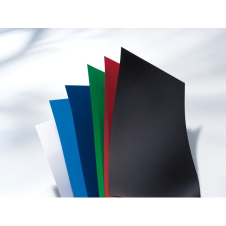 PORTADA PP OPACA 300 MICRAS A4 NEGRO (PACK 100) POLYCOVER GBC
