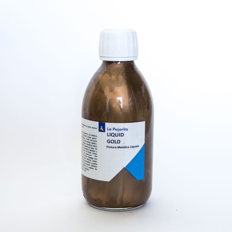PAJARITA METALICA LIQUIDA O-09 ORO DUCADO LA PAJARITA 155724 250 ML PTE 4U