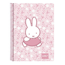 BLOC DE NOTAS FRONTAL SQUISHY MIFFY "FLORES" SAFTA26 5425201007 17,9X13,5 UNIDAD