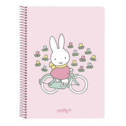 BLOC A6 120 HOJAS MIFFY "FLORES" SAFTA26 542520098 14,6X11,8 UNIDAD