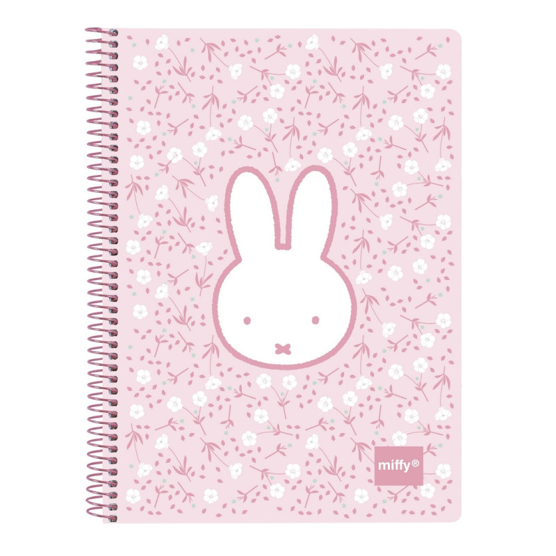 LIBRETA CUARTO 80 H. TAPAS DURAS MIFFY "FLORES" SAFTA26 542520065 22X15,5 UNIDAD