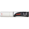 MARCADOR UNI-BALL CHALK TIZA LIQUIDA BISEL PWE-8K BLANCO