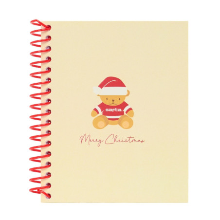 BLOC A6 120 HOJAS OSITO BEIGE FELICES FIESTAS 542504098 SAFTA25 SEPTIEMBRE