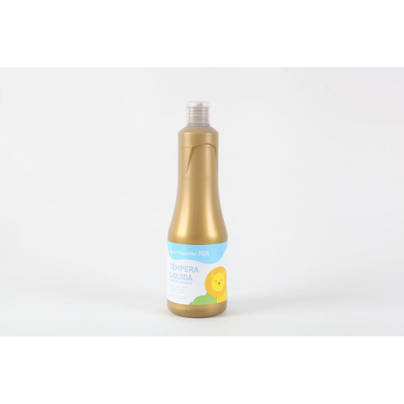 PAJARITA TEMPERA METALIZADA ORO RICO TL-13 LA PAJARITA 174873 500 ML PTE 6U