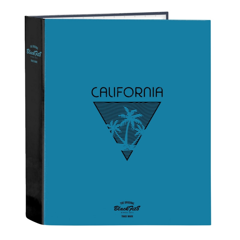 CARPETA F. 4 ANILLAS 35MM LOMO ANCHO BLACKFIT8 "CALIFORNIA" SAFTA25 ENERO 542346657