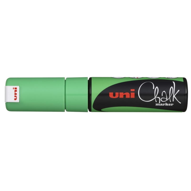 MARCADOR UNI-BALL CHALK TIZA LIQUIDA BISEL PWE-8K VERDE FLUOR