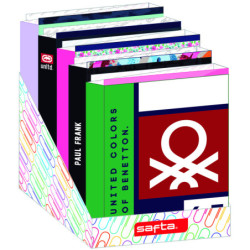 EXP. CARPETAS FOLIO 4 ANILLAS LOMO ANCHO SURT MARCAS 542271757 34*29 SAFTA22