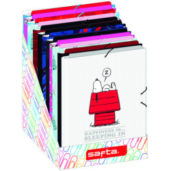 EXPOSITOR CARPETAS FOLIO GOMAS SOLAPAS SURT INFANTIL 542270368 34*29 SAFTA22