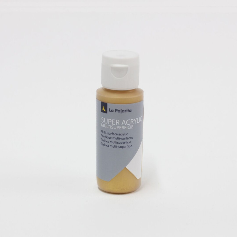 PAJARITA SUPER ACRYLIC A-47 ORO REAL LA PAJARITA 182176 60 ML UNIDAD