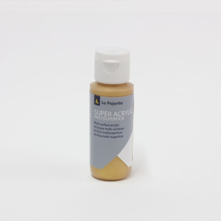 PAJARITA SUPER ACRYLIC A-47 ORO REAL LA PAJARITA 182176 60 ML UNIDAD