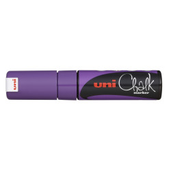 MARCADOR UNI-BALL CHALK TIZA LIQUIDA BISEL PWE-8K VIOLETA