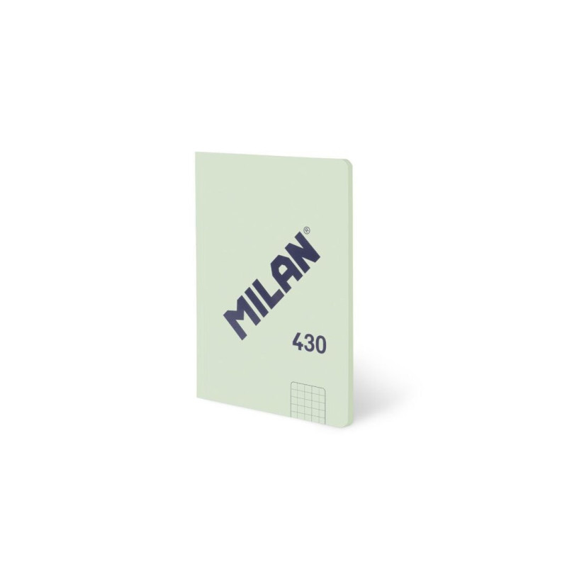 LIBRETA A6 MILAN ENCOLADA 48H CUADRO 5*5 95G 430 SINCE 1918 VERDE 57263G48GR UNIDAD