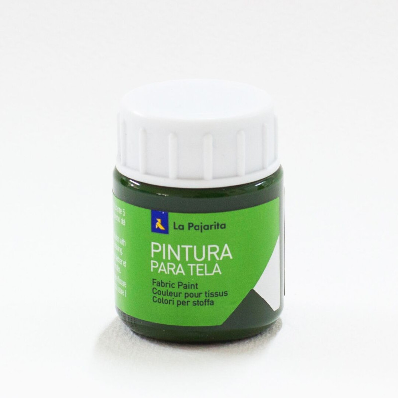 PAJARITA TELA T-18 VERDE MUSGO LA PAJARITA 192171 25 ML PTE 6U