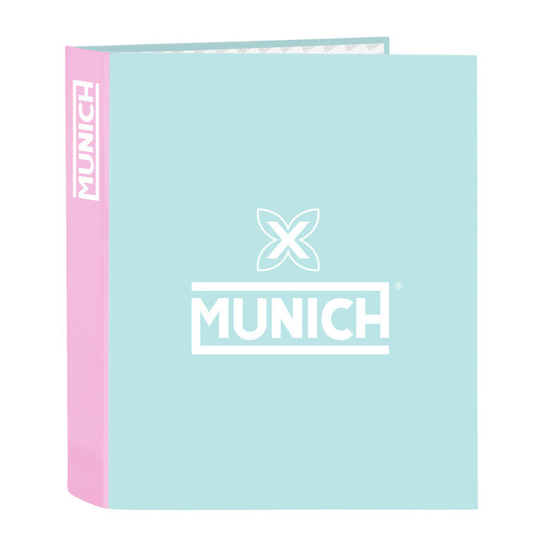 CARPETA F. 4 ANILLAS LOMO ANCHO MUNICH "SKYLIGHT" 542212657 33*27 SAFTA22