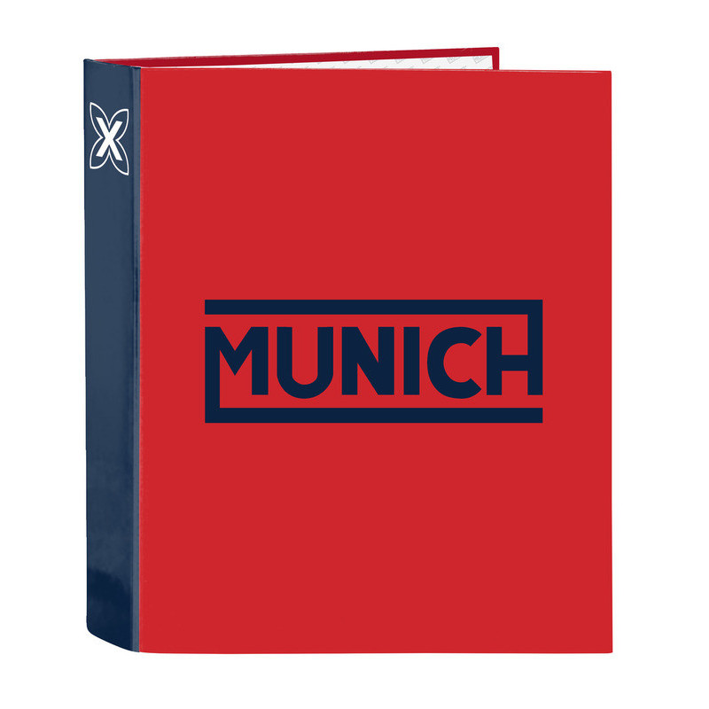 CARPETA F. 4 ANILLAS LOMO ANCHO MUNICH "SUPRA" 542211657 33*27 SAFTA22