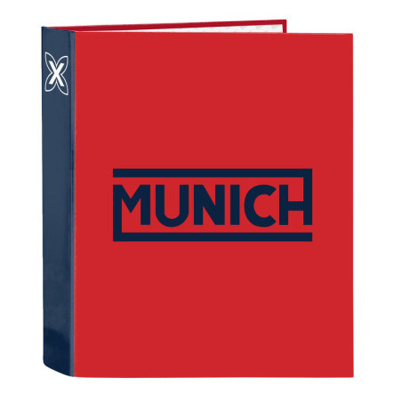 CARPETA F. 4 ANILLAS LOMO ANCHO MUNICH "SUPRA" 542211657 33*27 SAFTA22