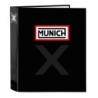 CARPETA F. 4 ANILLAS LOMO ANCHO MUNICH "DEEP NIGHT" 542210657 33*27 SAFTA22