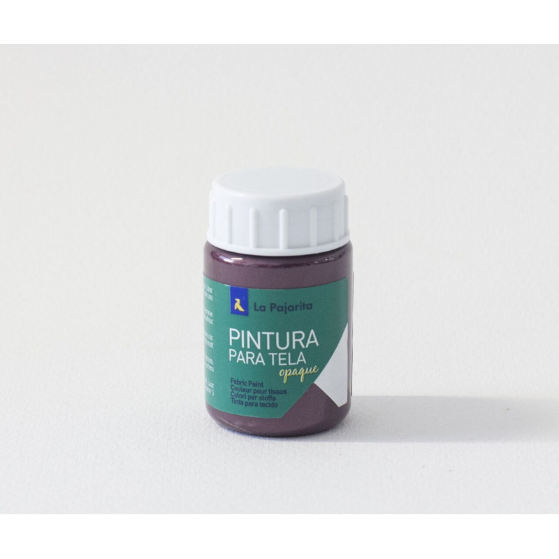 TELA OPAQUE METALIZADA TOM-08 CIRUELA LA PAJARITA 204722 35 ML UNIDAD