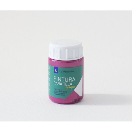 TELA OPAQUE METALIZADA TOM-12 MAGENTA LA PAJARITA 205122 35 ML UNIDAD