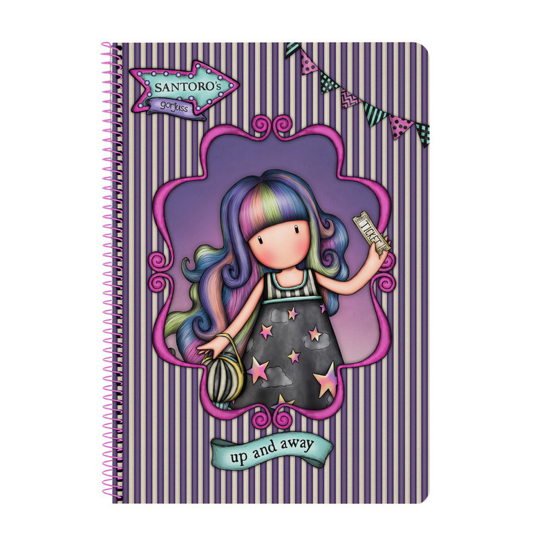 LIBRETA FOLIO 80 H. TAPAS DURAS GORJUSS™ FAIRGROUND "UP AND AWAY" SAFTA23 ENERO 522219066