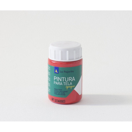 TELA OPACA TO-06 ROJO LA PAJARITA 207222 35 ML UNIDAD