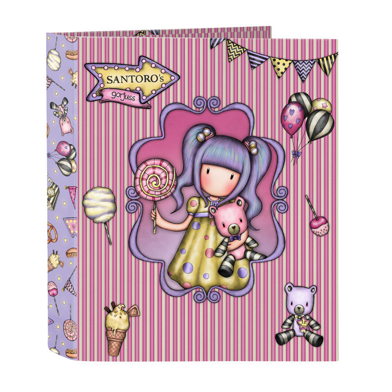 CARPETA F. 4 ANILLAS 35MM LOMO ANCHO GORJUSS™ FAIRGROUND "FIRST PRIZE" SAFTA23 ENERO 522217657