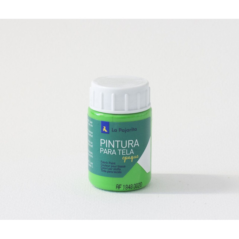 TELA OPACA TOF-04 VERDE FLUORESCENTE LA PAJARITA 208622 35 ML UNIDAD