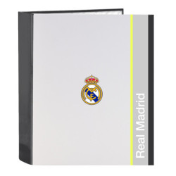 CARPETA F. 4 ANILLAS 35MM LOMO ANCHO REAL MADRID EQUIP. 25/26 SAFTA25 VAC 512554657 MEDIDAS: 33*27