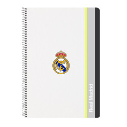 LIBRETA FOLIO 80 H. TAPAS DURAS 1DISEÑO REAL MADRID EQUIP. 25/26 SAFTA26 512554066 31X21,5 UNIDAD