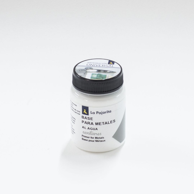 IMPRIMACION AL AGUA MADERA Y METAL LA PAJARITA 514116 75 ML PTE 6U