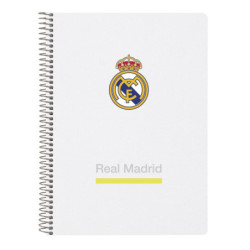LIBRETA CUARTO 80 H. TAPAS DURAS 1DISEÑ REAL MADRID EQUIP. 25/26 SAFTA26 512554065 22X15,5 UNIDAD