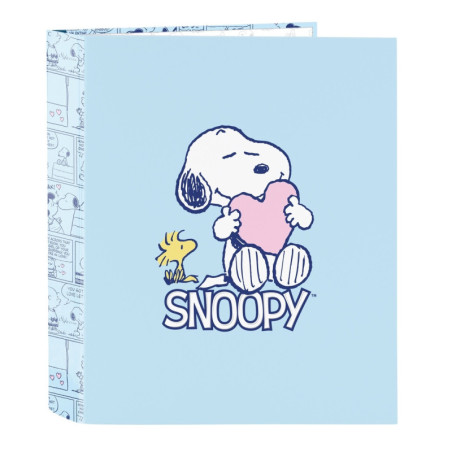 CARPETA F. 4 ANILLAS 35MM LOMO ANCHO SNOOPY "LOVE" SAFTA25 ENERO 512539657